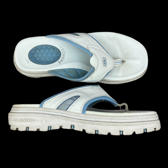 Skechers Shoes - Vintage Y2K Sketchers Chunky Thong Flip Flop Sandals Size 9